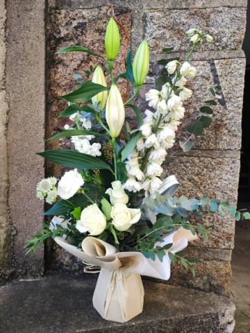 Bouquet Hauteur Blanc